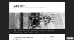 Desktop Screenshot of alicefest.org